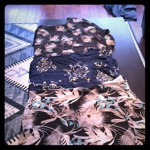 x3 TommyBahama shirts S/M